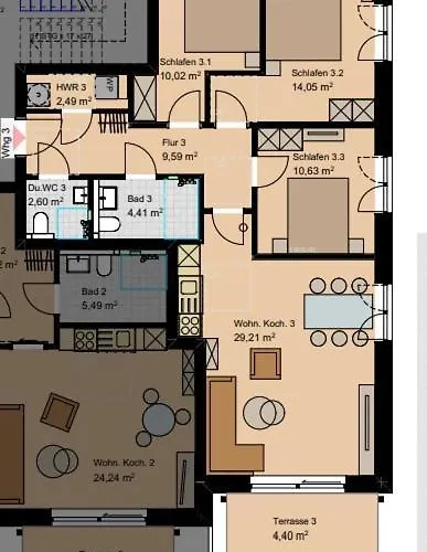 Apartamento 2130 - Strandwiese 13